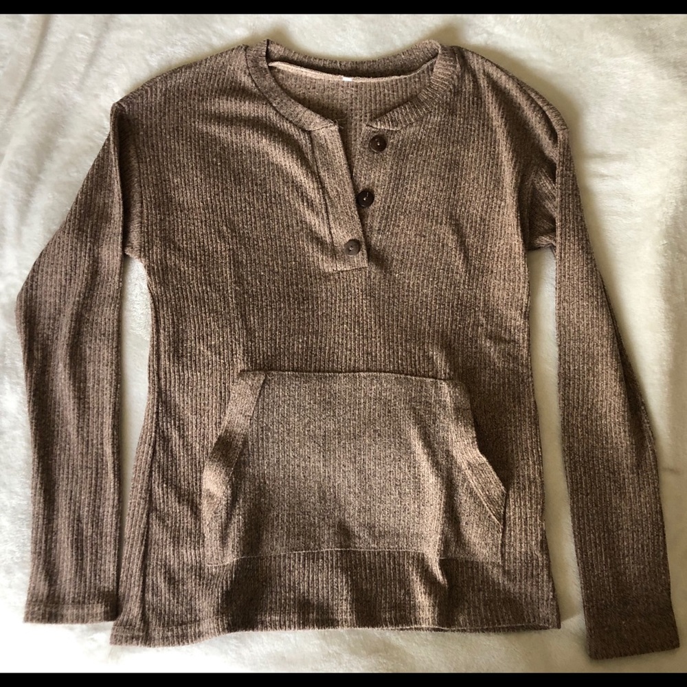 Long sleeve henley